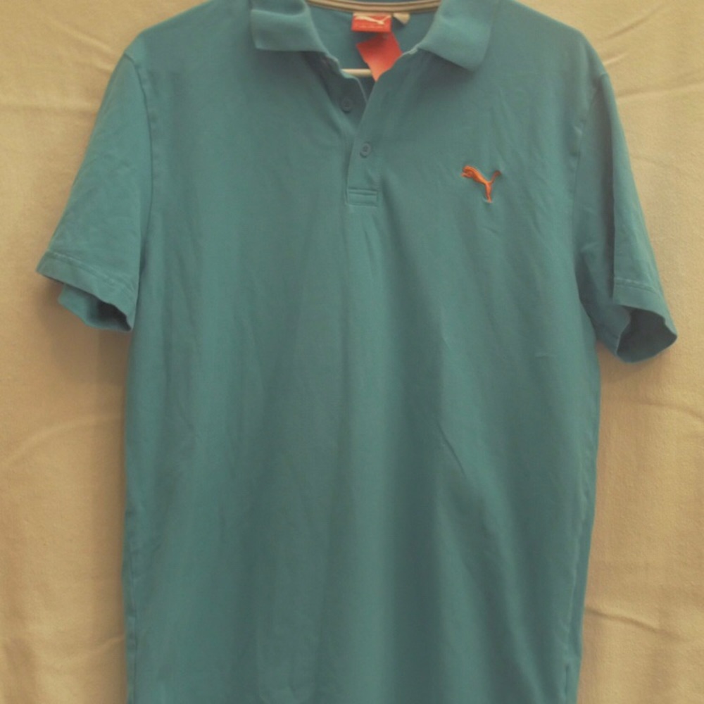 Puma collar shirt large